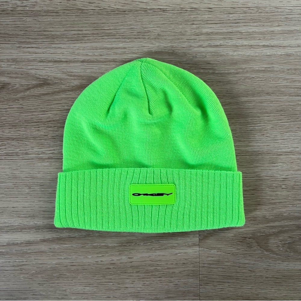 Oakley Ellipse Patch Green Beanie
